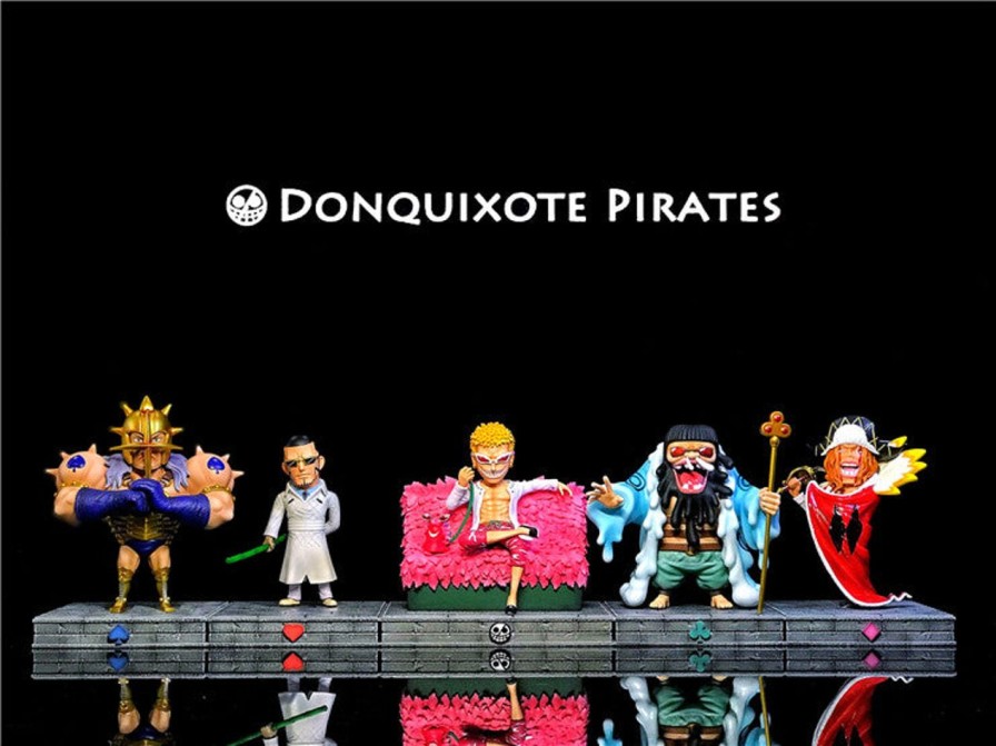 Anime A+ Studio One Piece Gk Figures | [Pre-Order] One Piece Gk Figures - Donquixote Pirates Flamingo Vergo Pica Trebol Gk1509 | Gk Figure