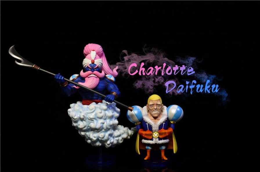 Anime A+ Studio One Piece Gk Figures | [Pre-Order] One Piece Gk Figures - Charlotte Daifuku And Genie Gk1509 | Gk Figure