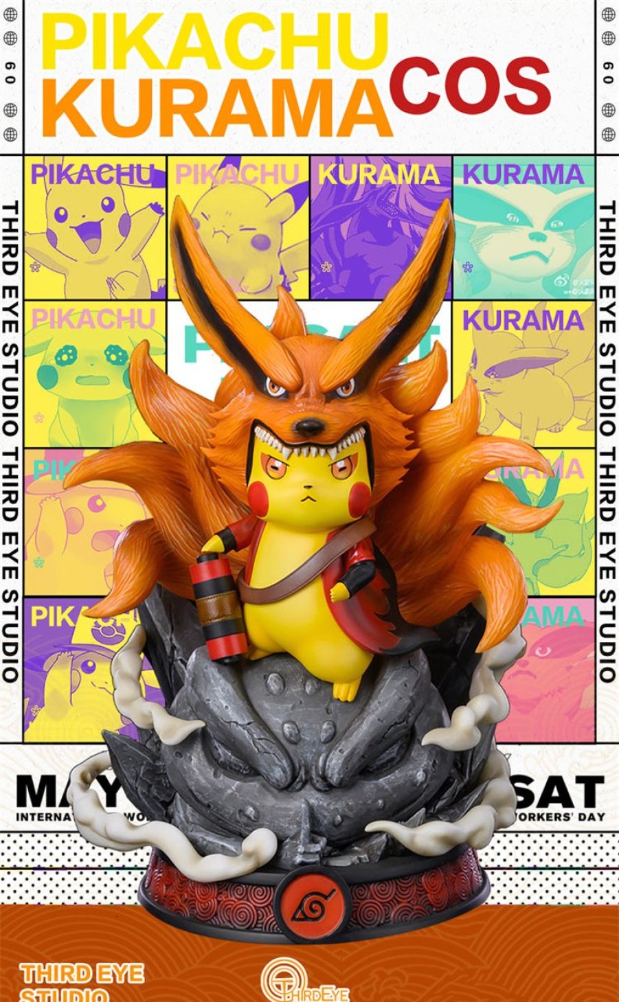 Anime Third Eye Studio Naruto Gk Figures | [Pre-Order] Naruto Gk Figures - Tail Beasts Cosplay Series Kurama Gk1509 | Gk Figure