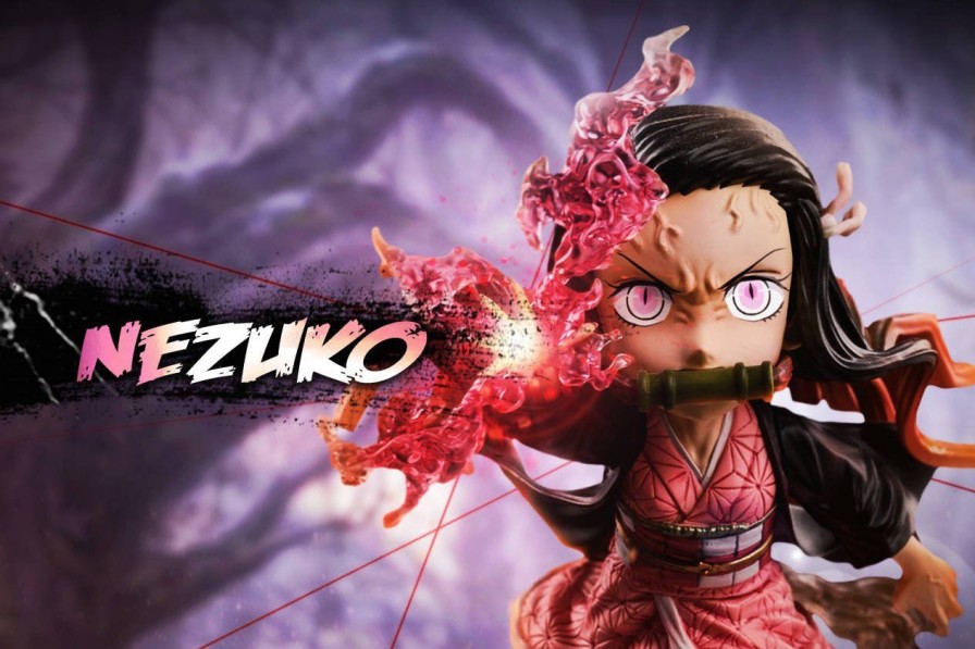 Anime G5 Studios Demon Slayer Gk Figures | [Instock] Demon Slayer Gk Figures - Demon Slayer Kimetsu No Yaiba Kamado Nezuko Exploding Blood Gk1509 | Gk Figure