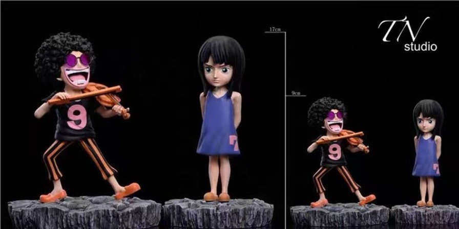 Anime TN Studio One Piece Gk Figures | [Pre-Order] One Piece Gk Figures - Brook Kid And Robin Kid Gk1509 | Gk Figure