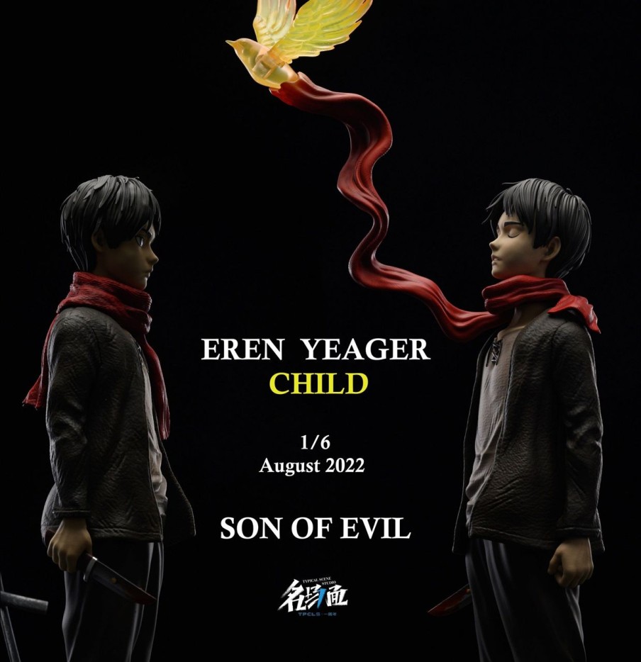 Anime Typical Scene Studio Attack On Titan Gk Figures | [Pre-Order] Attack On Titan Gk Figures - Kid Eren Yeager Gk1509 | Gk Figure