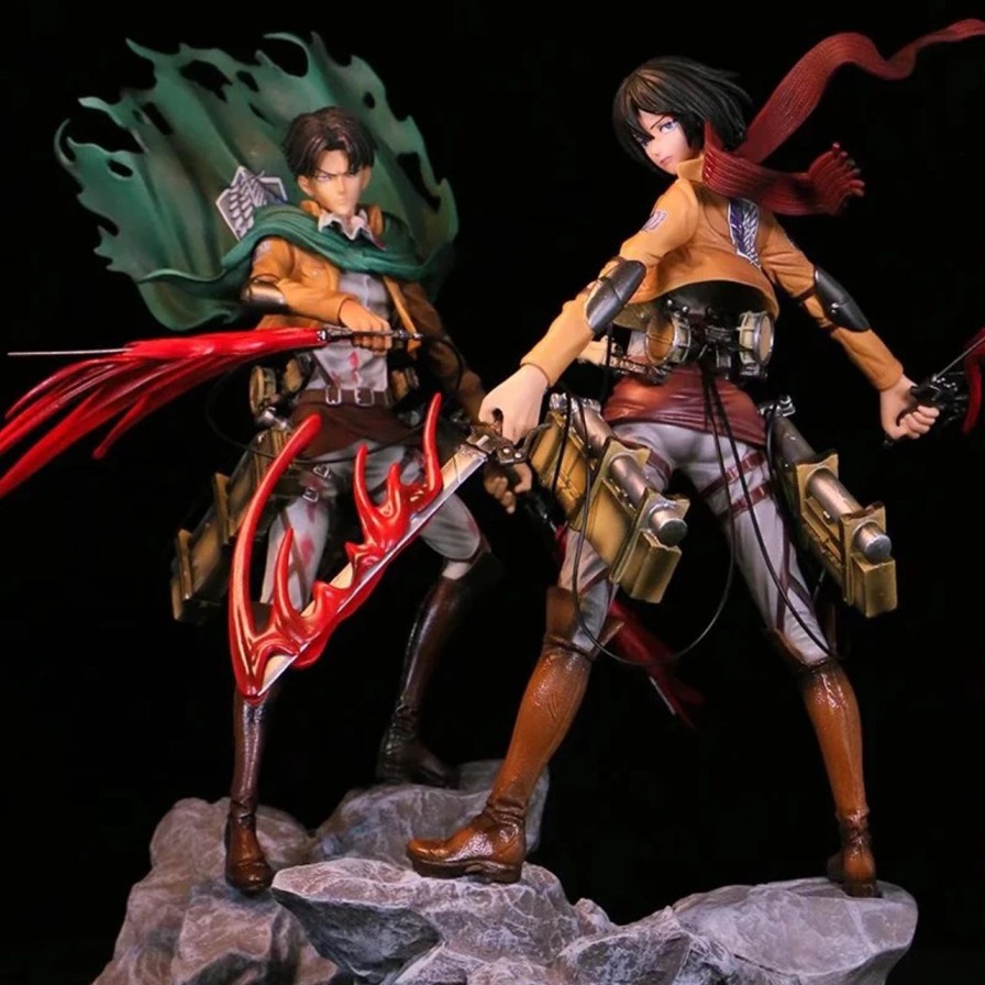 Anime GK Figure Attack On Titan Gk Figures | Attack On Titan Gk Figures - Mikasa Ackerman Sword Blood Action Figure | Gk Figure