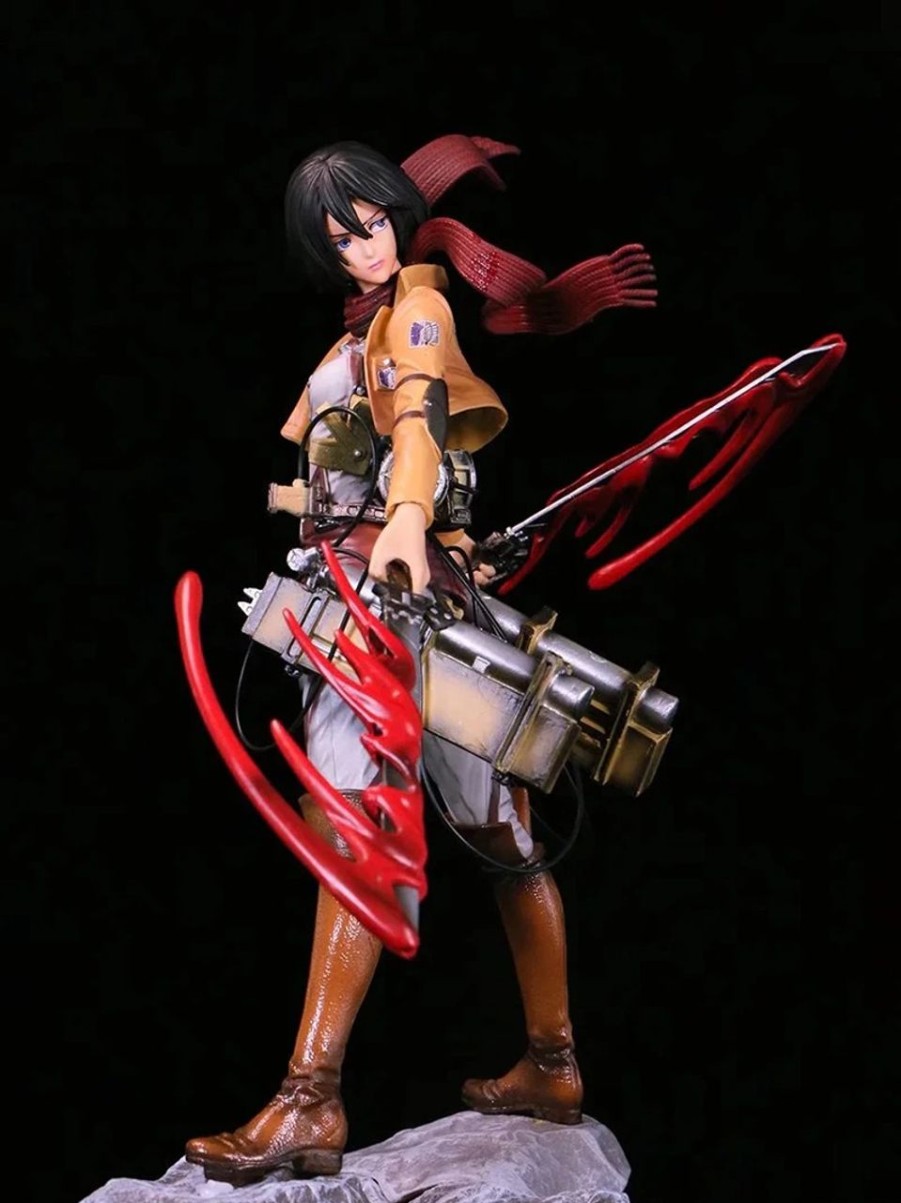 Anime GK Figure Attack On Titan Gk Figures | Attack On Titan Gk Figures - Mikasa Ackerman Sword Blood Action Figure | Gk Figure