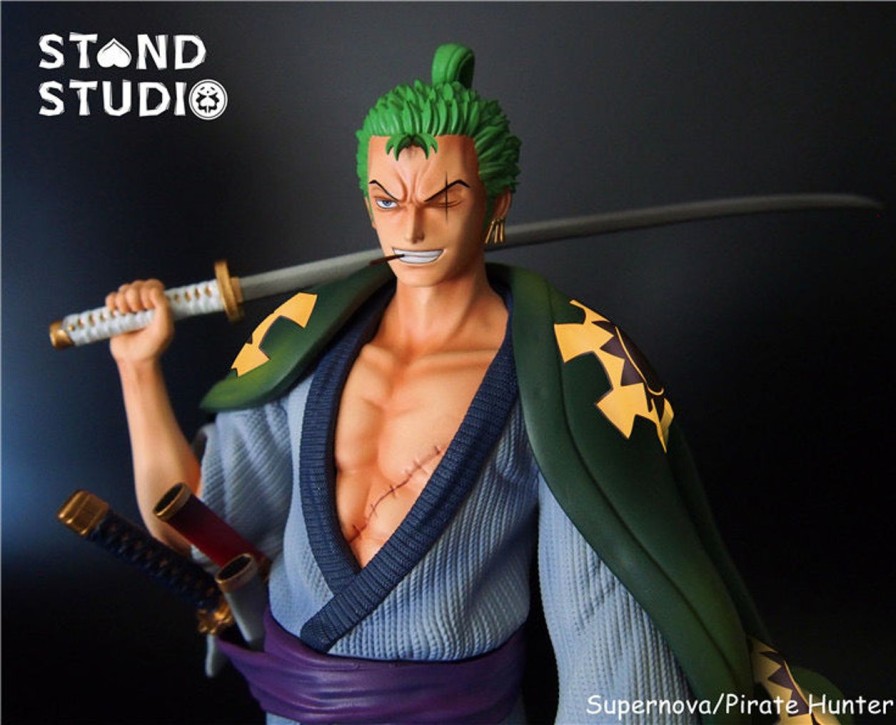 Anime Stand Studio One Piece Gk Figures | [Pre-Order] One Piece Gk Figures - Stand Roronoa Zoro Gk1509 | Gk Figure