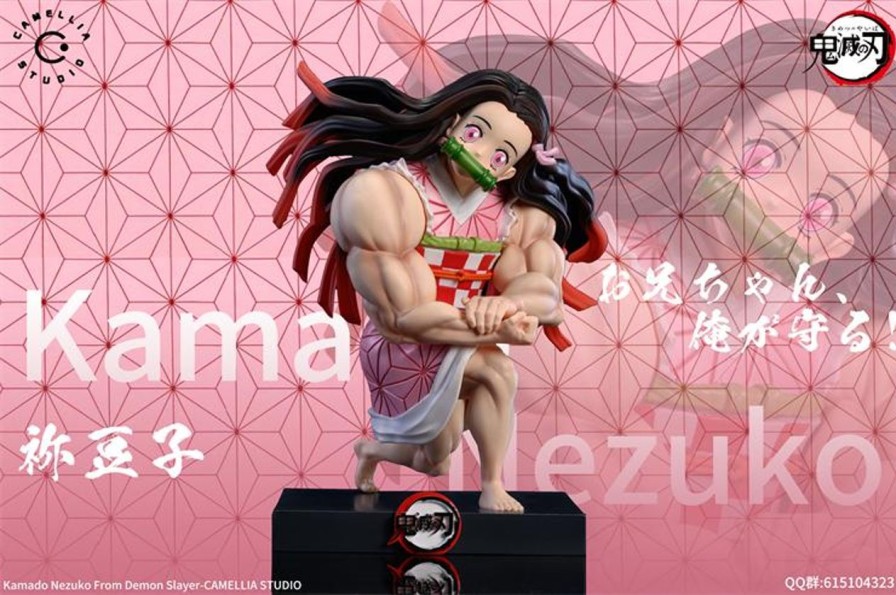 Anime Camellia Studio Demon Slayer Gk Figures | [Pre-Order] Demon Slayer Gk Figures - Muscular Kamado Nezuko Gk1509 | Gk Figure