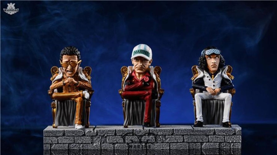 Anime Warhead Studios One Piece Gk Figures | [Pre-Order] One Piece Gk Figures - Sakazuki, Borsalino And Kuzan - The Marines Gk1509 | Gk Figure