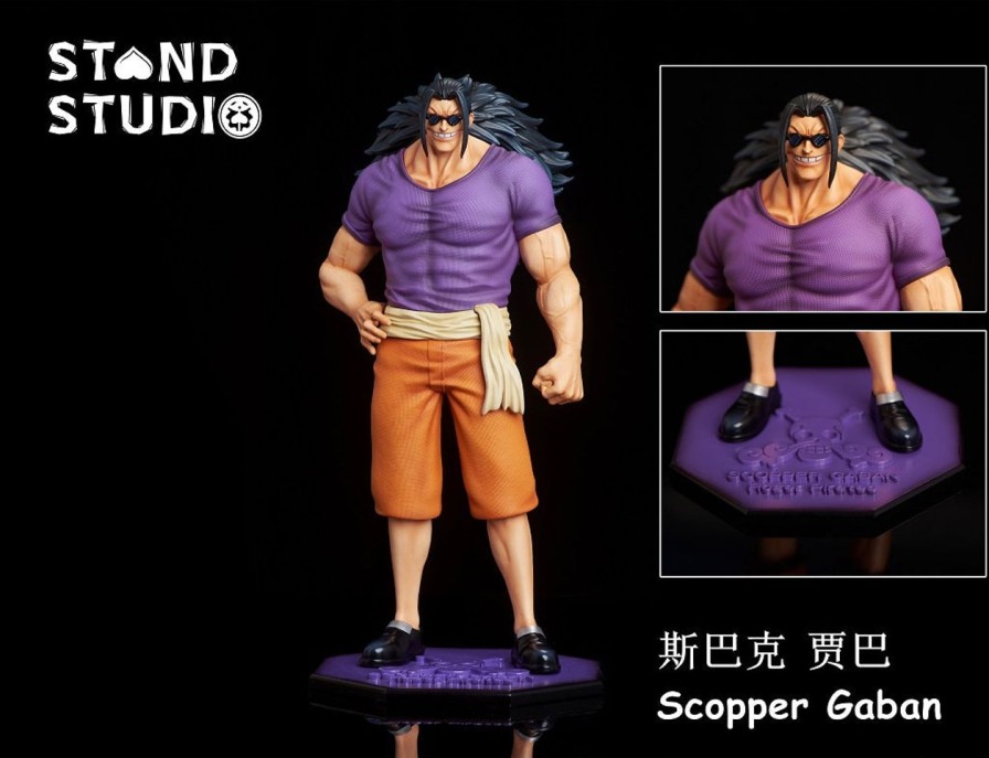 Anime Stand Studio One Piece Gk Figures | [Pre-Order] One Piece Gk Figures - Stand Roger Pirates Gaban And Taro Gk1509 | Gk Figure