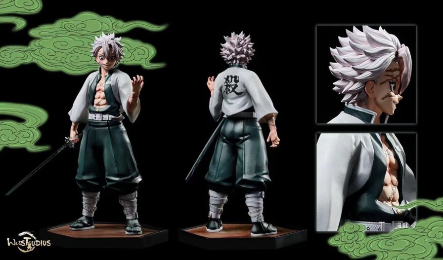 Anime WW Studios Demon Slayer Gk Figures | [Pre-Order] Demon Slayer Gk Figures - Wind Pillar Shinazugawa Sanemi Gk1509 | Gk Figure