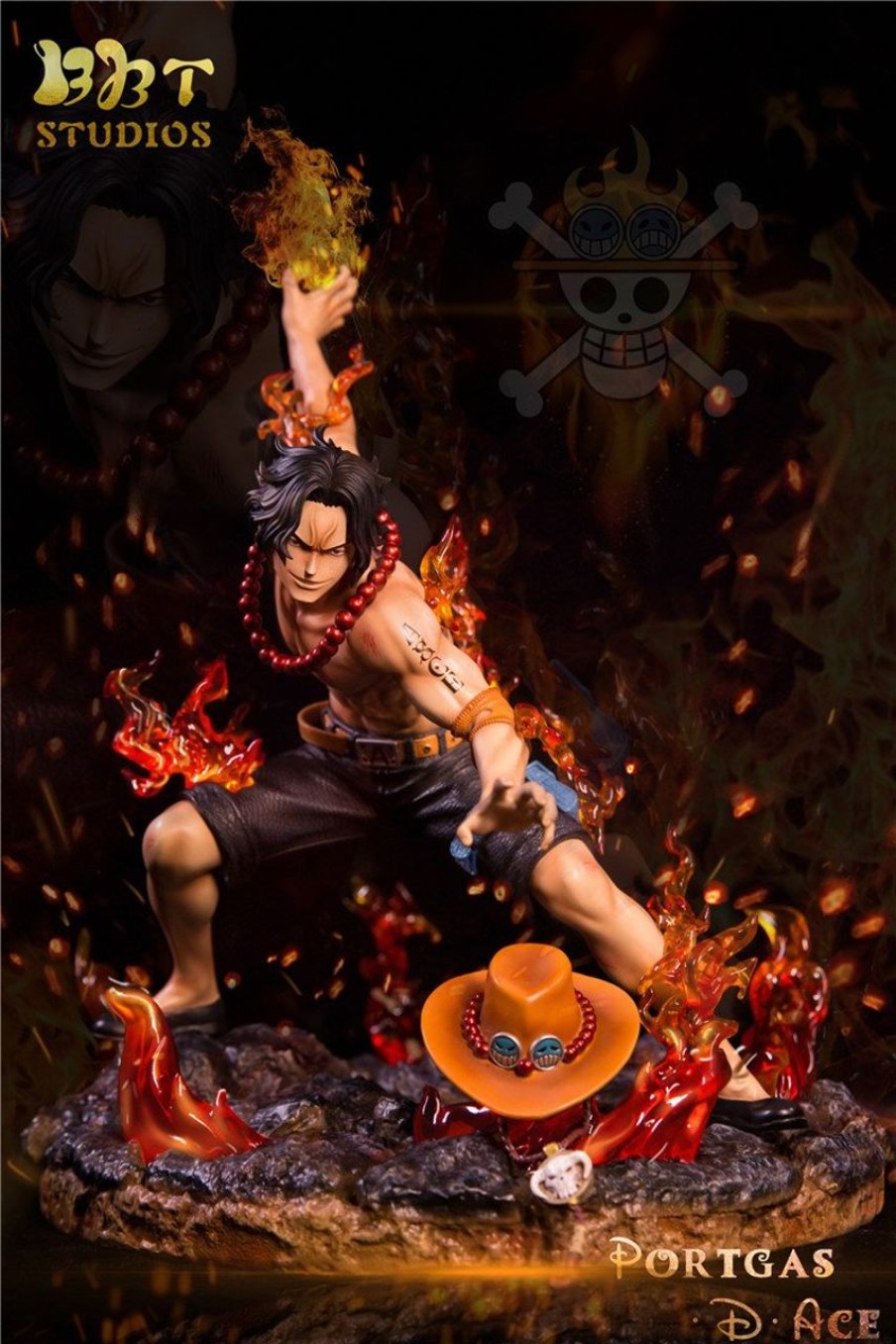 Anime BBT Studios One Piece Gk Figures | [Pre-Order] One Piece Gk Figures - Portgas D. Ace Gk1509 | Gk Figure