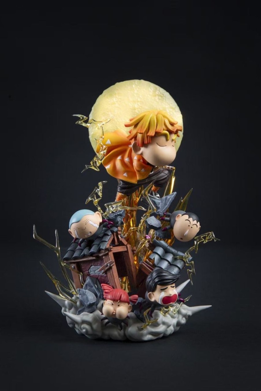 Anime Cotton Studio Demon Slayer Gk Figures | [Pre-Order] Demon Slayer Gk Figures - Cotton Shinchan Cosplay Agatsuma Zenitsu Gk1509 | Gk Figure