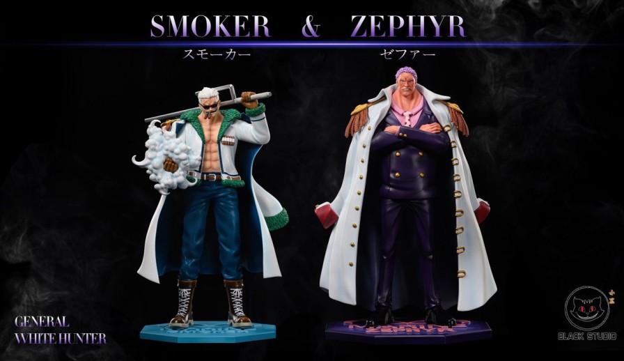 Anime Black Studio One Piece Gk Figures | [Pre-Order] One Piece Gk Figures - Smoker And Zephyr Gk1509 | Gk Figure