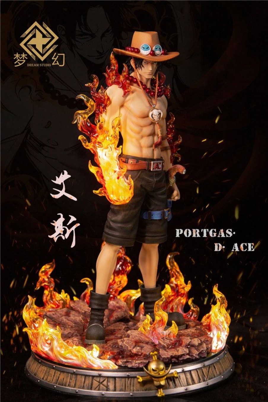 Anime Dream Studio One Piece Gk Figures | [Pre-Order] One Piece Gk Figures - Portgas. D. Ace Gk1509 | Gk Figure