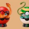 Anime Night time Cat Studio Pokemon Gk Figures | [Pre-Order] Pokemon Gk Figures - Fire And Grass Type Pokeball Gk1509 | Gk Figure