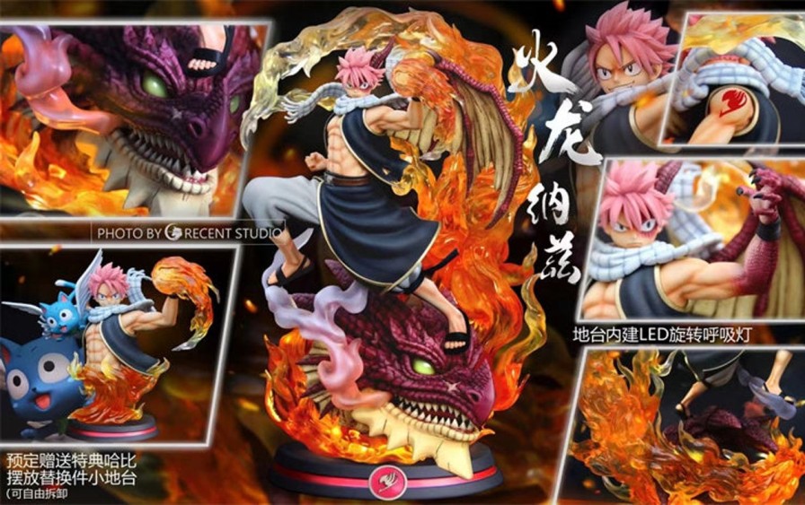 Anime Crescent Studio Fairy Tail Gk Figures | [Pre-Order] Fairy Tail Gk Figures - Crescent Fairy Tail Natsu Dragneel Gk1509 | Gk Figure