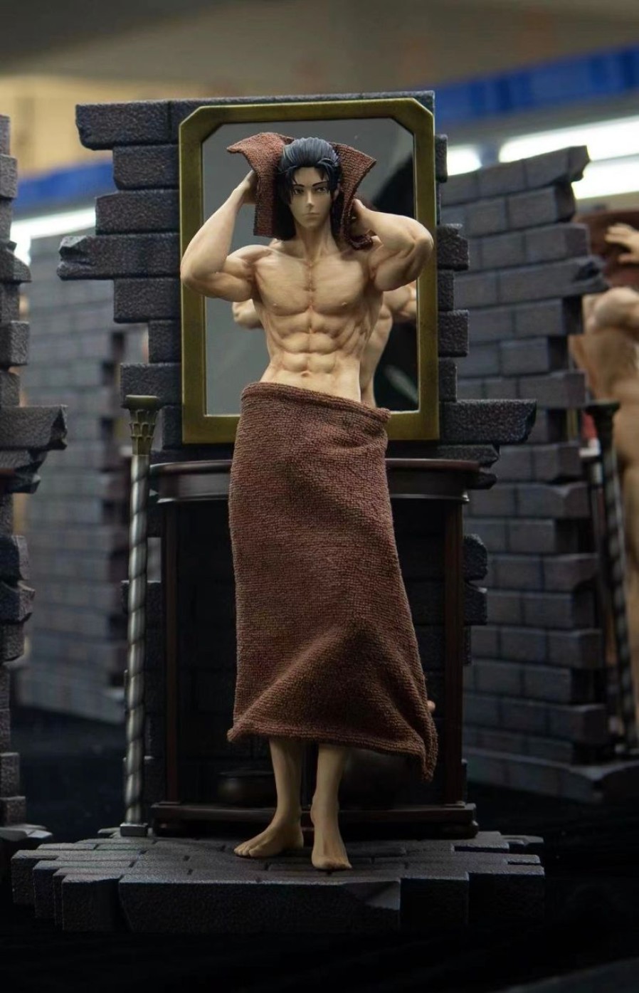 Anime Banana Studio Attack On Titan Gk Figures | [Instock] Attack On Titan Gk Figures - Eren Yeager Out Of The Bath Gk1509 | Gk Figure