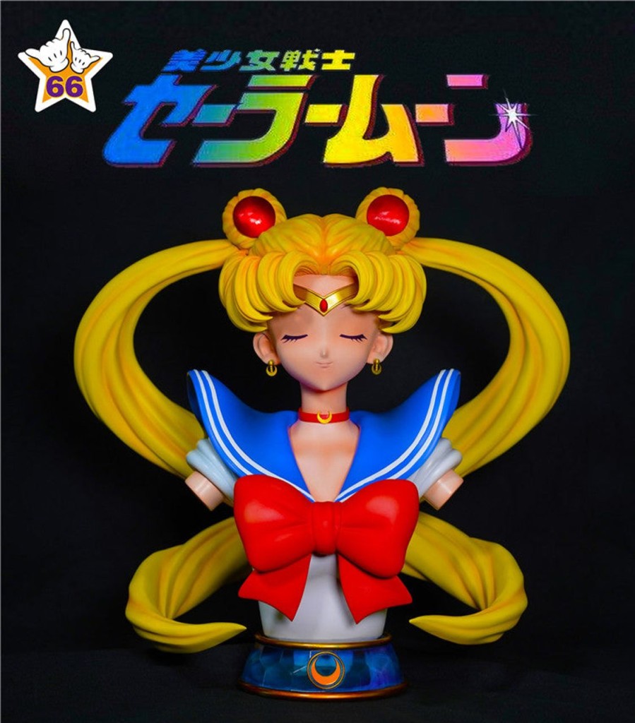 Anime 66 Studio Sailor Moon Gk Figures | [Pre-Order] Sailor Moon Gk Figures - Sailor Moon Usagi Tsukino Half Body Statue Gk1509 | Gk Figure