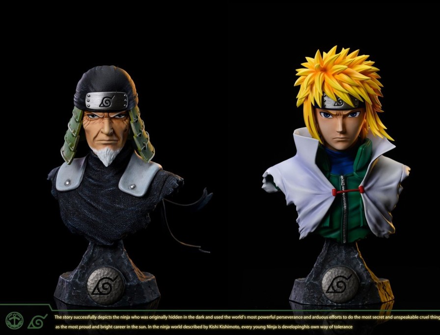 Anime Surge Studio Naruto Gk Figures | [Pre-Order] Naruto Gk Figures - Hokage Series Sarutobi Hiruzen And Namikaze Minato Gk1509 | Gk Figure