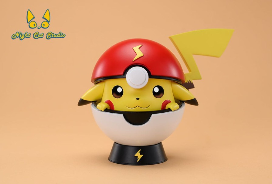 Anime Evening Cat Studio Pokemon Gk Figures | [Pre-Order] Pokemon Gk Figures - Lightning And Water Type Pokeball Gk1509 | Gk Figure