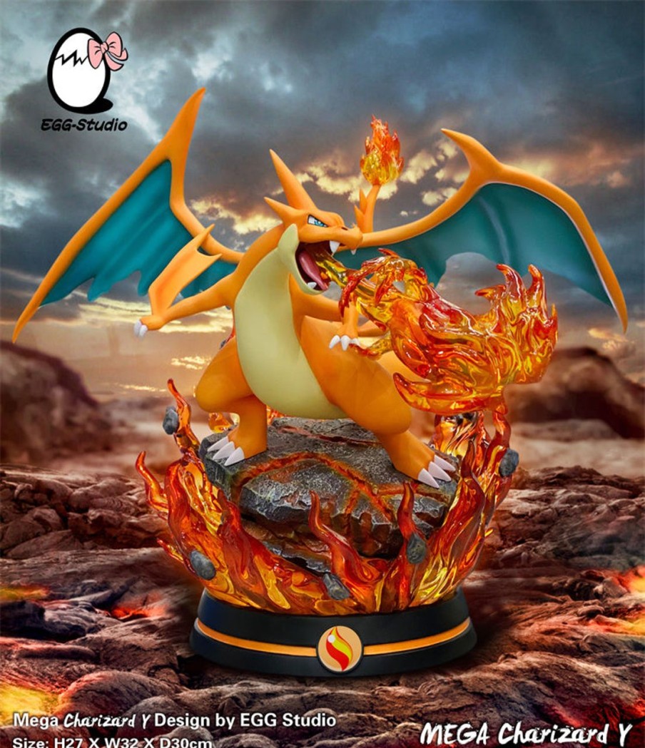 Anime EGG Studio Pokemon Gk Figures | [Pre-Order] Pokemon Gk Figures - Mega Charizard Y Gk1509 | Gk Figure