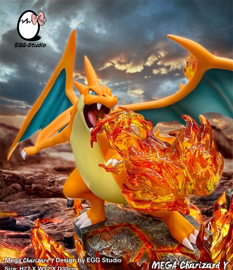 Anime EGG Studio Pokemon Gk Figures | [Pre-Order] Pokemon Gk Figures - Mega Charizard Y Gk1509 | Gk Figure