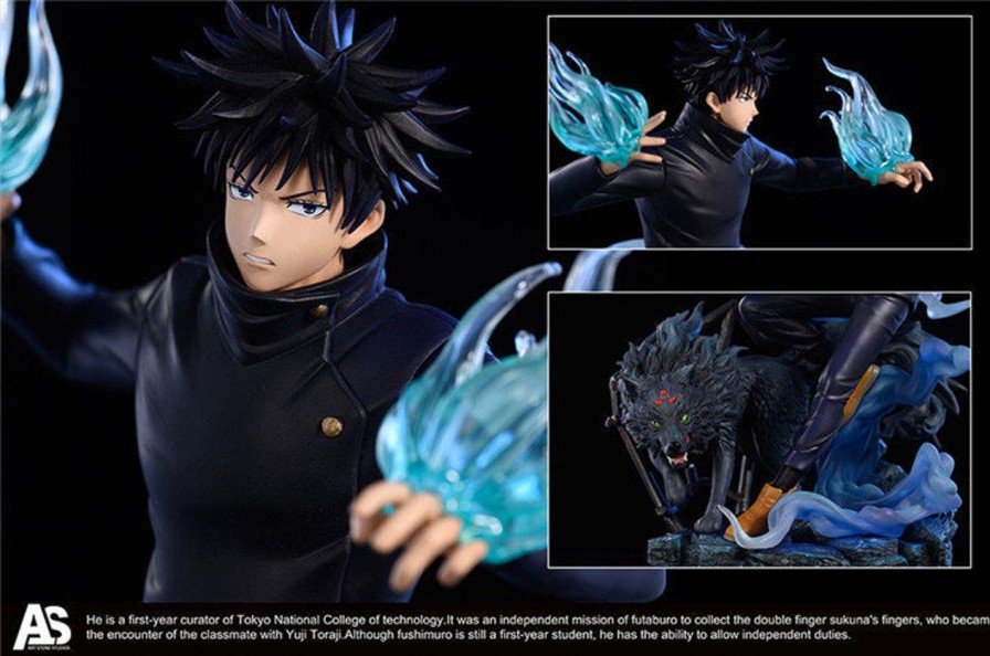 Anime Art Stone Studios Jujutsu Kaisen Gk Figures | [Pre-Order] Jujutsu Kaisen Gk Figures - Art Stone Fushiguro Megumi Gk1509 | Gk Figure