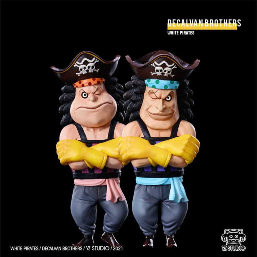 Anime YZ Studio One Piece Gk Figures | [Pre-Order] One Piece Gk Figures - Whitebeard Pirates Decalvan Brothers Gk1509 | Gk Figure