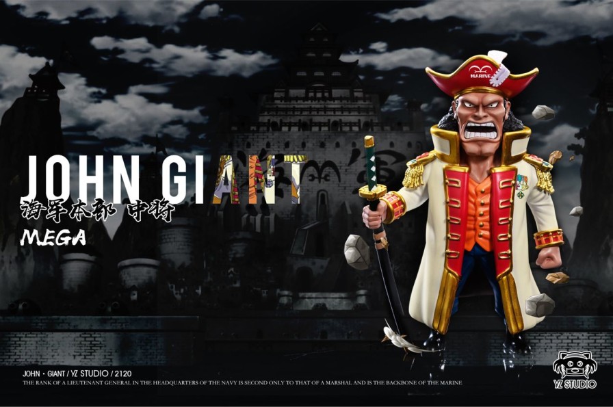 Anime YZ Studio One Piece Gk Figures | [Pre-Order] One Piece Gk Figures - Vice Admiral John Giant Gk1509 | Gk Figure