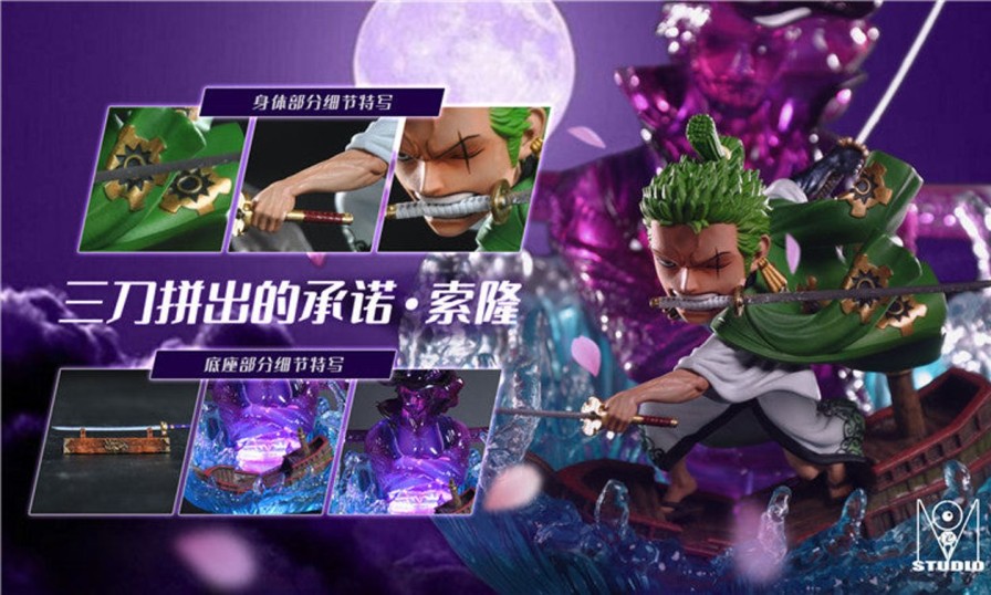 Anime ME Studio One Piece Gk Figures | [Pre-Order] One Piece Gk Figures - Me Roronoa Zoro Gk1509 | Gk Figure