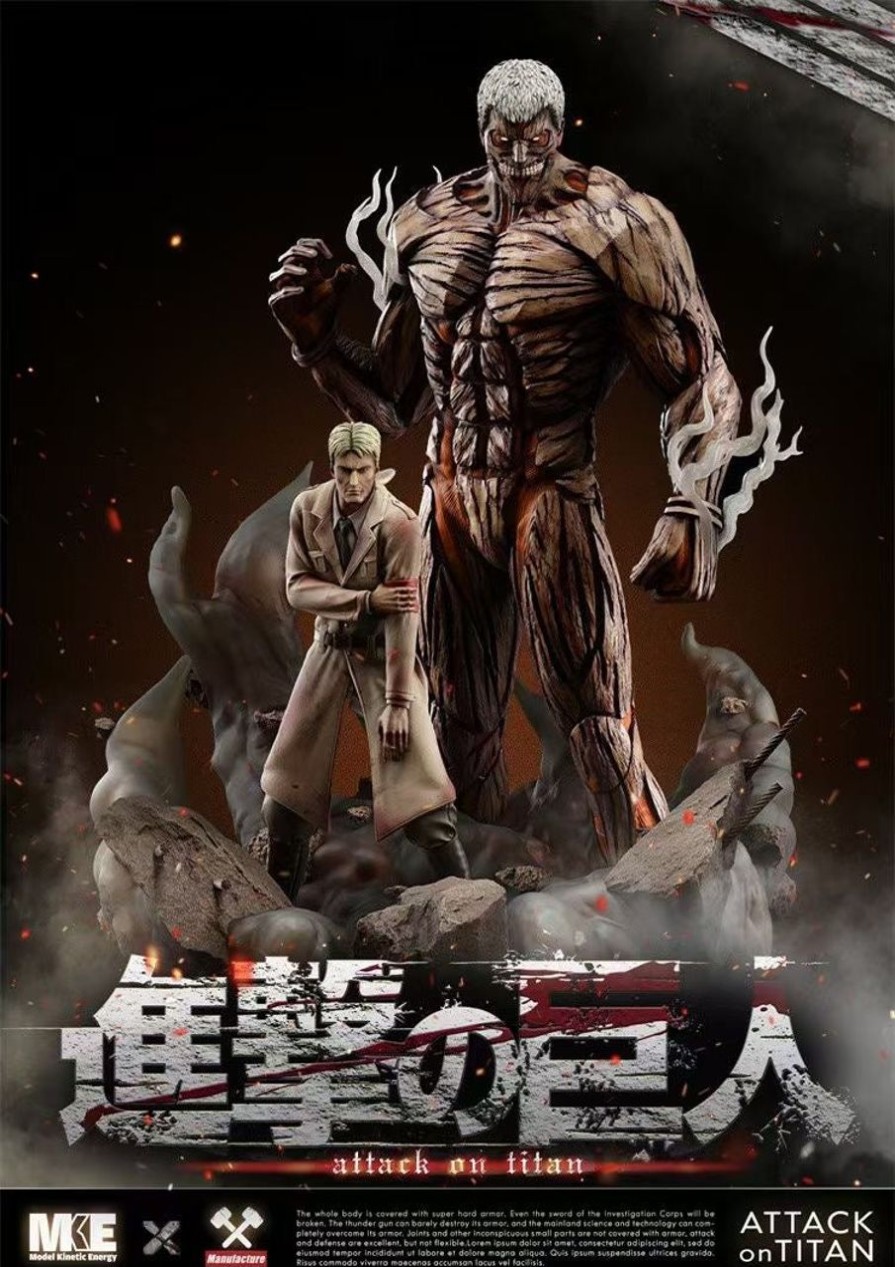 Anime MF X MKE Studio Attack On Titan Gk Figures | [Pre-Order] Attack On Titan Gk Figures - Armored Titan Reiner Braun Gk1509 | Gk Figure