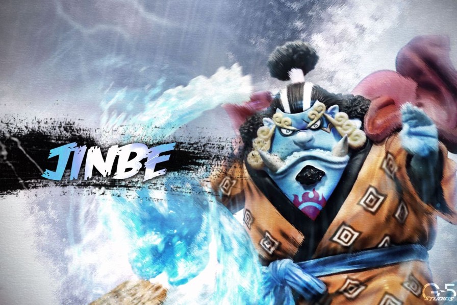 Anime G5 Studios One Piece Gk Figures | [Instock] One Piece Gk Figures - Jinbe Gk1509 | Gk Figure