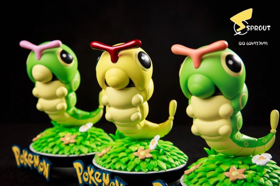 Anime Sprout Studio Pokemon Gk Figures | [Pre-Order] Pokemon Gk Figures - Caterpie Gk1509 | Gk Figure