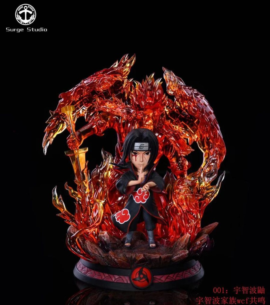 Anime Surge Studio Naruto Gk Figures | [Pre-Order] Naruto Gk Figures - Surge Naruto Uchiha Family Itachi And Madara Gk1509 | Gk Figure