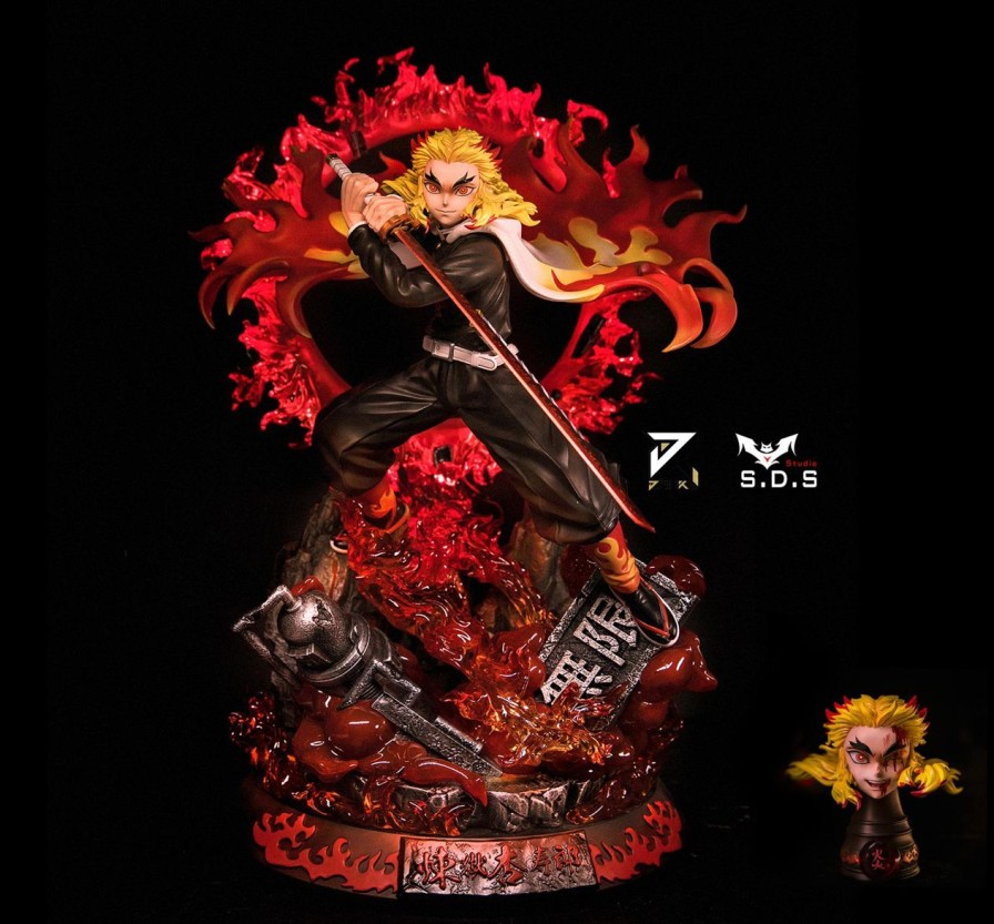 Anime Jian Ke Studio X SDS Demon Slayer Gk Figures | [Pre-Order] Demon Slayer Gk Figures - Flame Pillar Rengoku Kyojuro Gk1509 | Gk Figure