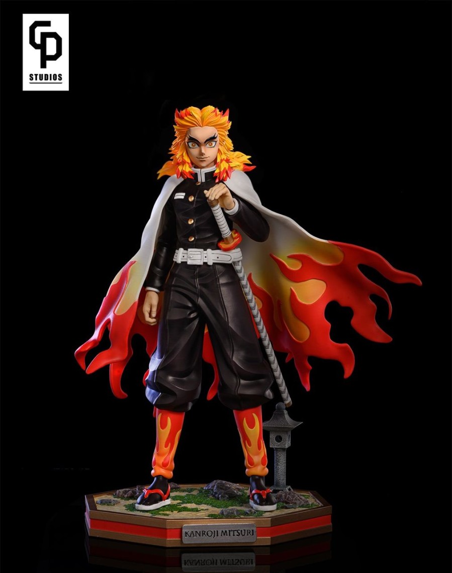 Anime CP Studios Demon Slayer Gk Figures | [Pre-Order] Demon Slayer Gk Figures - Cp Flame Pillar Rengoku Kyojuro Gk1509 | Gk Figure