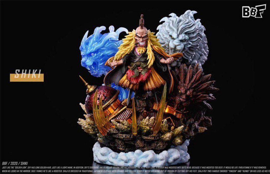 Anime BBF Studio One Piece Gk Figures | [Pre-Order] One Piece Gk Figures - Bbf Golden Lion Pirates Shiki Gk1509 | Gk Figure