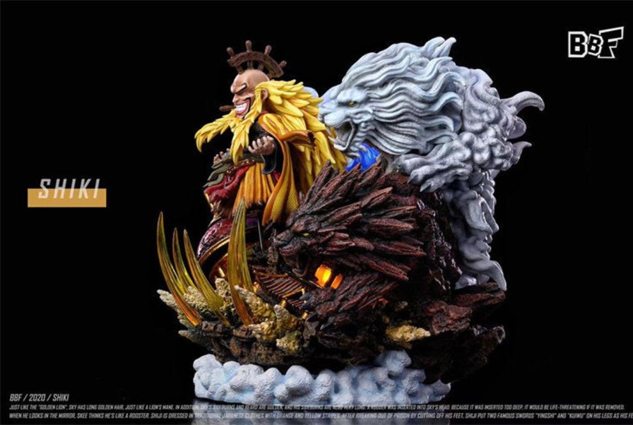 Anime BBF Studio One Piece Gk Figures | [Pre-Order] One Piece Gk Figures - Bbf Golden Lion Pirates Shiki Gk1509 | Gk Figure