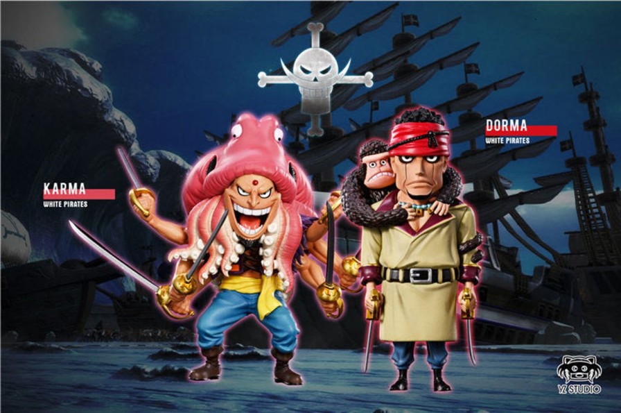 Anime YZ Studio One Piece Gk Figures | [Pre-Order] One Piece Gk Figures - Whitebeard Pirates Doma And Karma Gk1509 | Gk Figure