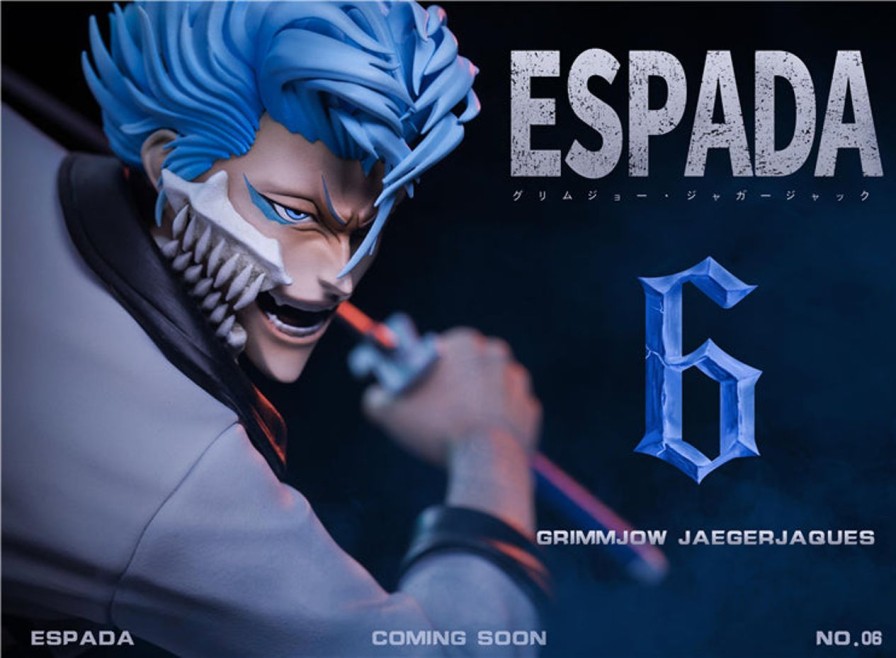 Anime MH Studio Bleach Gk Figures | [Pre-Order] Bleach Gk Figures - Mh Grimmjow Jaegerjaquez Gk1509 | Gk Figure