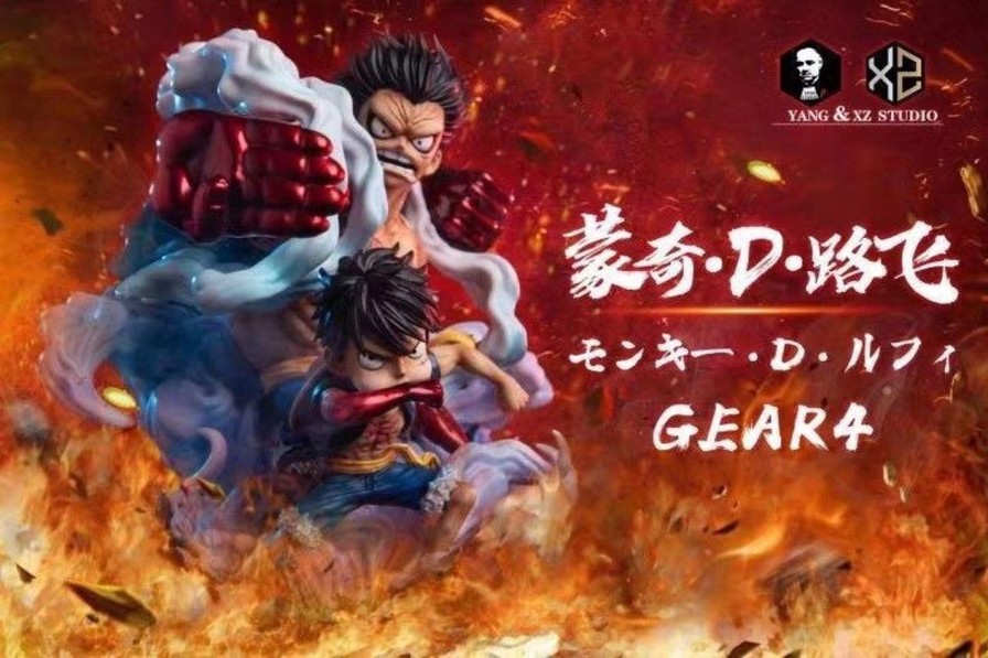 Anime Yang Studio X XZ Studios One Piece Gk Figures | [Pre-Order] One Piece Gk Figures - Yang Art X Monkey D. Luffy Gear Fourth Gk1509 | Gk Figure