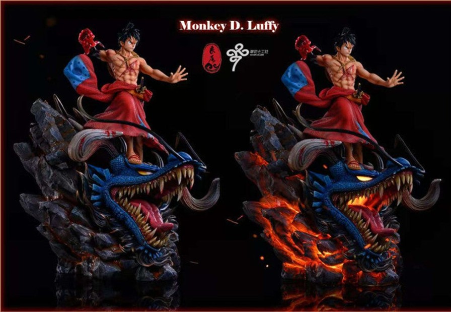 Anime LC Studio One Piece Gk Figures | [Pre-Order] One Piece Gk Figures - Luffy And Kaido Gk1509 | Gk Figure