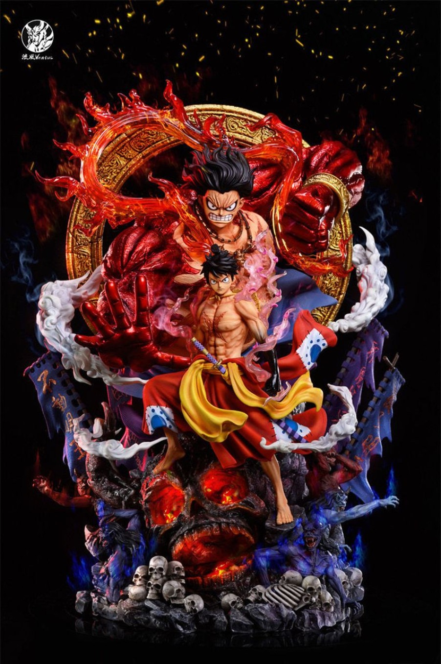 Anime Liu Feng Studio One Piece Gk Figures | [Pre-Order] One Piece Gk Figures - Liu Feng Wano Country Series Luffy Gk1509 | Gk Figure