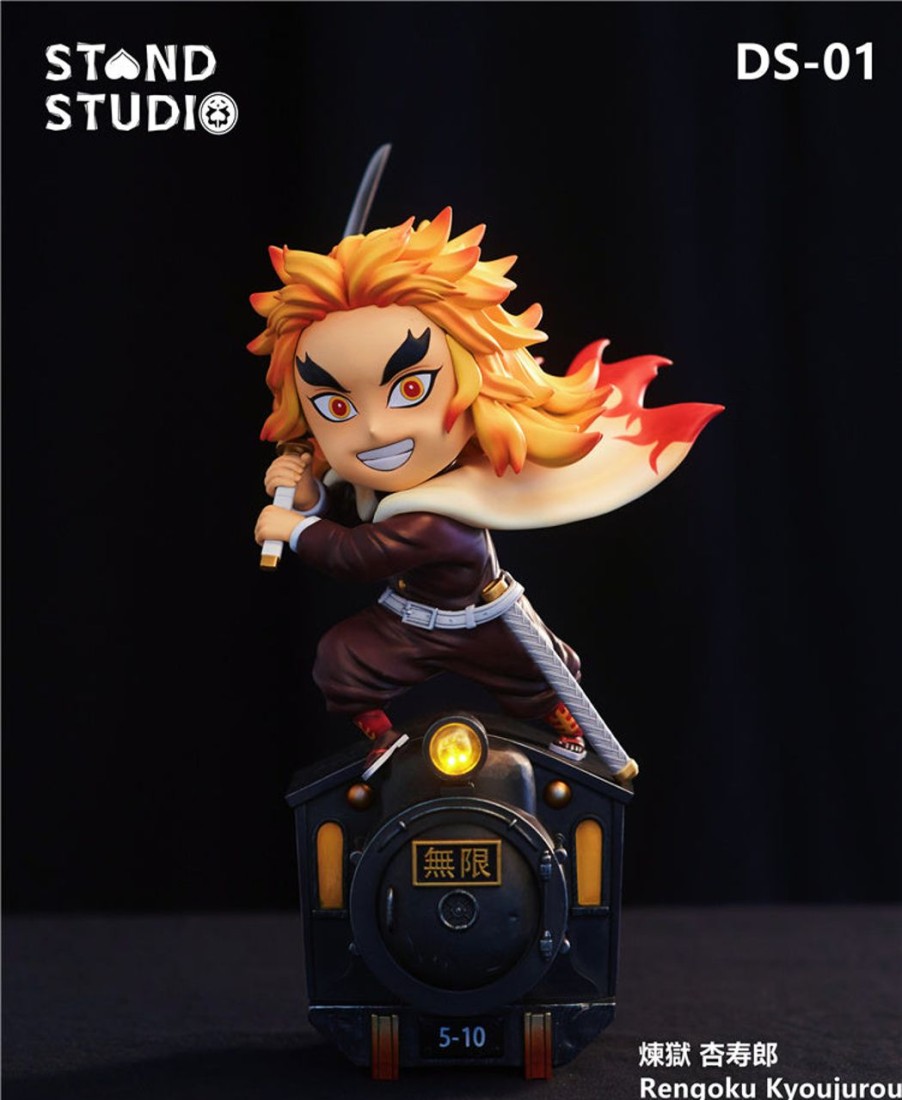 Anime Stand Studio Demon Slayer Gk Figures | Stand Art | Demon Slayer Flame Pillar Rengoku Kyojuro [Rpe|Order Closed] Gk1509 | Gk Figure