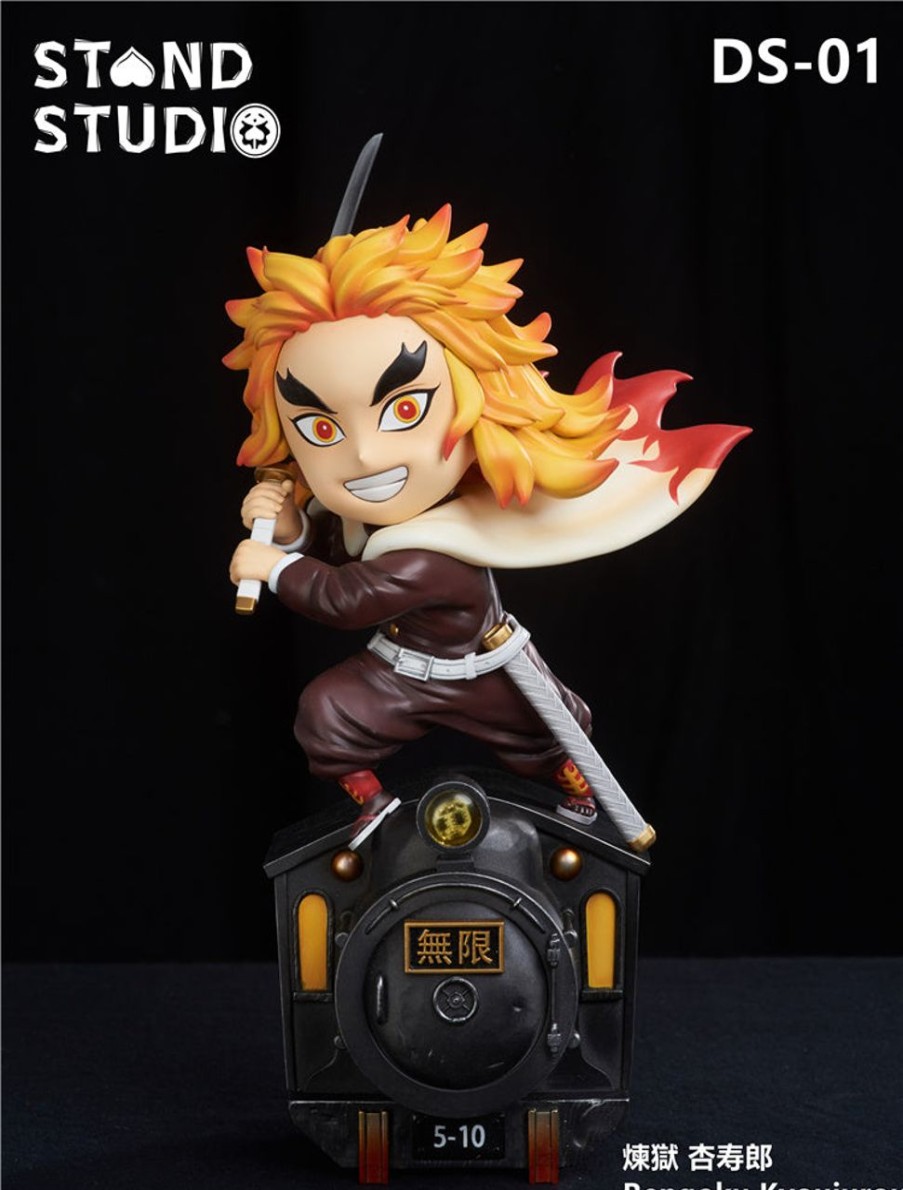 Anime Stand Studio Demon Slayer Gk Figures | Stand Art | Demon Slayer Flame Pillar Rengoku Kyojuro [Rpe|Order Closed] Gk1509 | Gk Figure