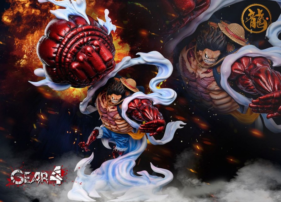 Anime Dragon Studio One Piece Gk Figures | [Instock] One Piece Gk Figures - One Piece Luffy Gear Fourth Gk1509 | Gk Figure