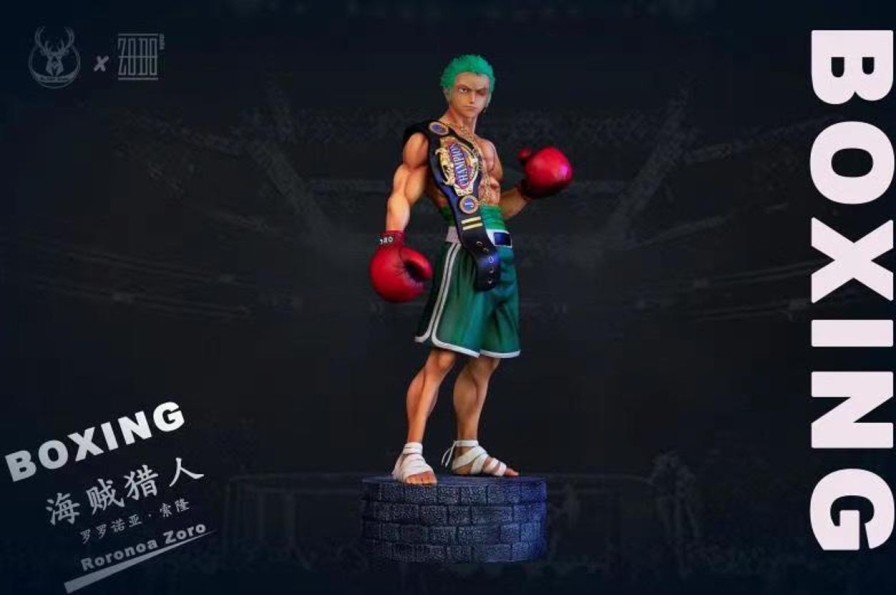 Anime Mr Deer Studio X Zodo Studio One Piece Gk Figures | [Pre-Order] One Piece Gk Figures - Boxing Roronoa Zoro Gk1509 | Gk Figure