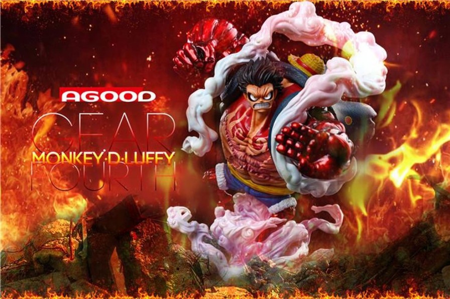 Anime AGOOD Studio One Piece Gk Figures | [Pre-Order] One Piece Gk Figures - Monkey D. Luffy Gear Fourth Gk1509 | Gk Figure