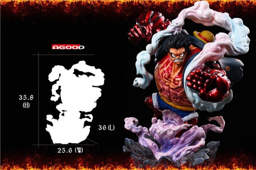 Anime AGOOD Studio One Piece Gk Figures | [Pre-Order] One Piece Gk Figures - Monkey D. Luffy Gear Fourth Gk1509 | Gk Figure