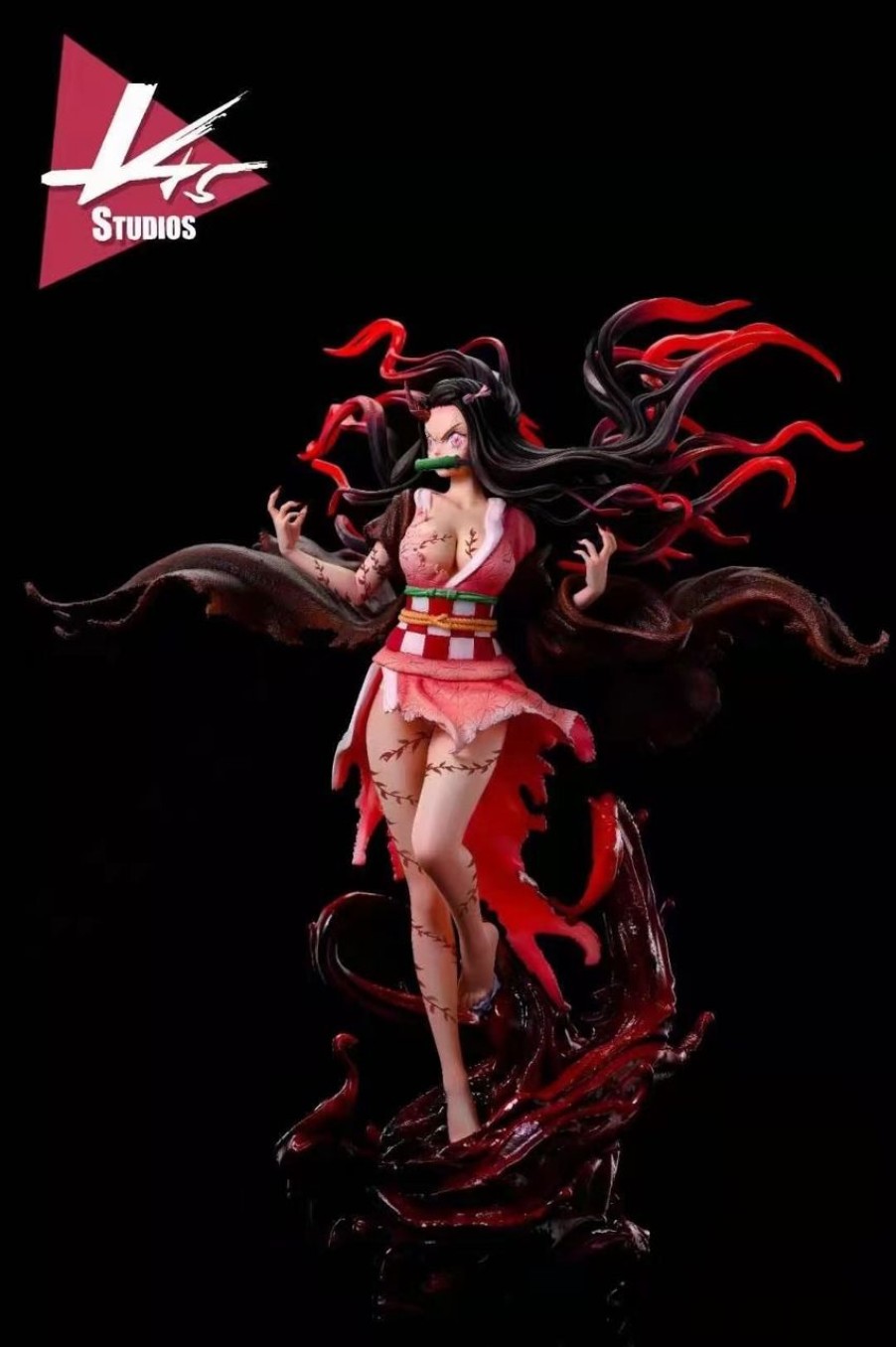 Anime Violence Aesthetics Studios Demon Slayer Gk Figures | [Pre-Order] Demon Slayer Gk Figures - Kamado Nezuko Awakened Form Gk1509 | Gk Figure