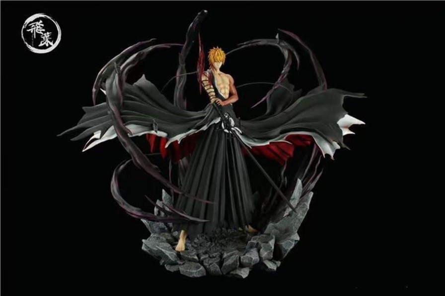 Anime Fly Leaf Studio Bleach Gk Figures | [Pre-Order] Bleach Gk Figures - Kurosaki Ichigo Bankai Form Gk1509 | Gk Figure